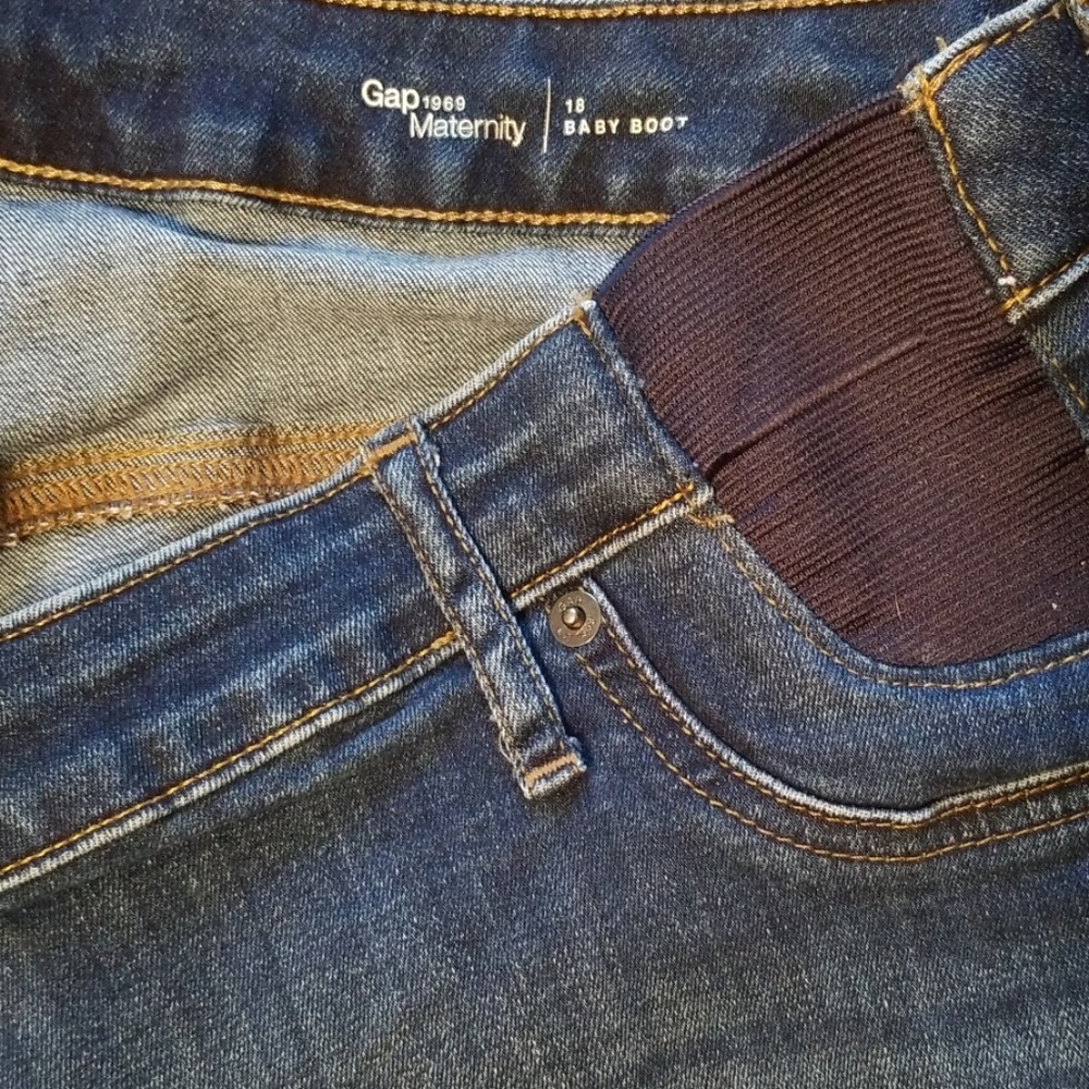 GAP Maternity Baby Boot Jeans